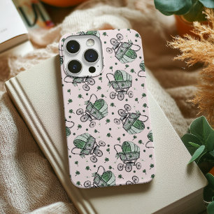 ピンクのアイルランドヴィンテージベビーの母親行く iPhone 16 PROケース