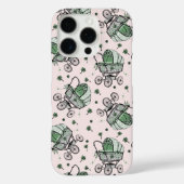 ピンクのアイルランドヴィンテージベビーの母親行く Case-Mate iPhoneケース (裏面)