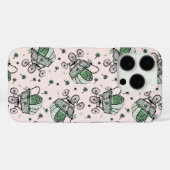 ピンクのアイルランドヴィンテージベビーの母親行く Case-Mate iPhoneケース (裏面 (横))