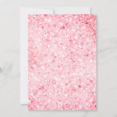 ピンクのアキーカ - アキーカ - ムスリムの女の子の招待状 招待状 (裏面)