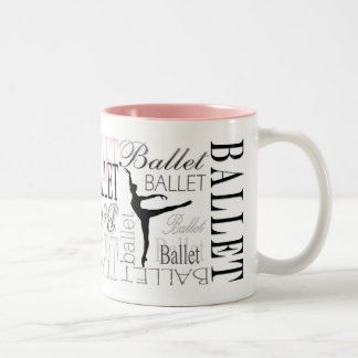 ピンクのアクセントのアラベスクのマグ(カスタマイズ可能な) ツートーンマグカップ