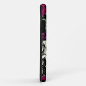 ピンクのアクセントのビクトリアンなゴシック様式レースのスカル Case-Mate iPhoneケース (裏面/右)