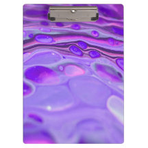 ピンクのアクリルパープル、流体アート絵画の大理石