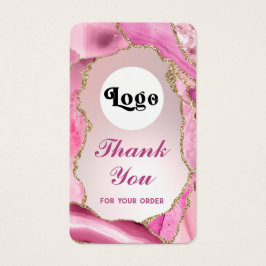 ピンクのアゲフェイクート箔のパッケージ挿入