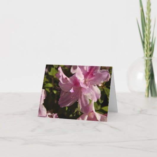 ピンクのアザリアシャドーの妖精 カード (正面)