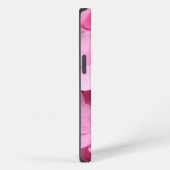ピンクのアジサイ iPadケース iPhoneケース (右側面)