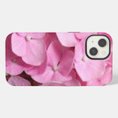 ピンクのアジサイ iPadケース iPhoneケース (裏面横)