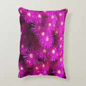 ピンクのアスターの花 アクセントクッション (裏面(縦))