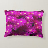 ピンクのアスターの花 アクセントクッション (裏面)