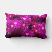 ピンクのアスターの花 ランバークッション (裏面)