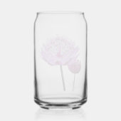 ピンクのアストランティアの花 フローラル ガラス缶 (裏面)