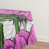 ピンクのアネモネ園 テーブルクロス (インサイチュ)