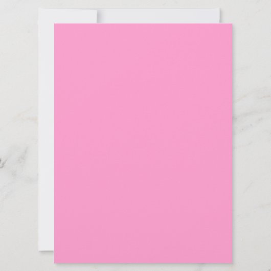 ピンクのアヒルの列のベビーシャワーの招待 招待状 (裏面)