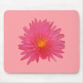 ピンクのアプテニアの花がマウスパッドに印刷 マウスパッド (正面)