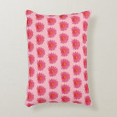 ピンクのアプテニアフラワーシームレスパターン アクセントクッション (正面(垂直))