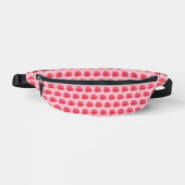 ピンクのアプテニアフラワーシームレスパターンFanny Pack ファニーパック (正面)