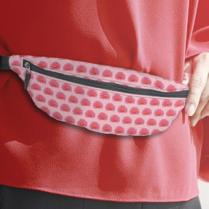 ピンクのアプテニアフラワーシームレスパターンFanny Pack ファニーパック