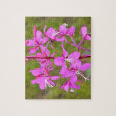 ピンクのアラスカン花の開花 ジグソーパズル (縦)