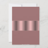 ピンクのアラーのイスラム教のお祝い 招待状 (裏面)