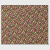 ピンクのアリゾナ砂漠の花 ラッピングペーパー (フラット)