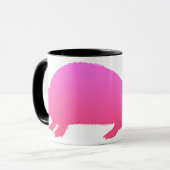 ピンクのアルマジロ マグカップ (正面左)
