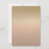ピンクのアーティスティックなバラの花の結婚式招待状 招待状 (裏面)