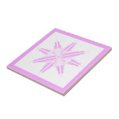 ピンクのアールデコ要素 タイル (側面)