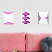 ピンクのアールデコ (リビング)