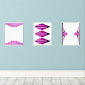 ピンクのアールデコ (ウッドフロア)