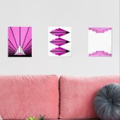 ピンクのアールデコ (リビング)