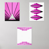 ピンクのアールデコ (正面)