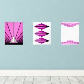 ピンクのアールデコ (ウッドフロア)