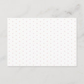 ピンクのイチゴベイビーブランチおむつラッフル エンクロージャーカード (裏面)