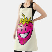 ピンクのイチゴ エプロン (インサイチュ)