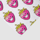 ピンクのイチゴ 薄葉紙 (詳細)