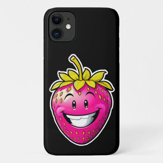 ピンクのイチゴ Case-Mate iPhoneケース (裏面)