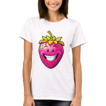 ピンクのイチゴ