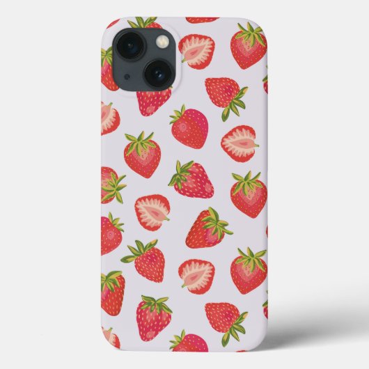 ピンクのイチゴiPhoneケース Case-Mate iPhoneケース (裏面)