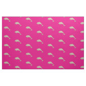 ピンクのイルカのヴィンテージのセピア色 ファブリック (ファットクウォーター)