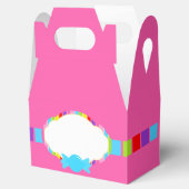 ピンクのインスパイアキャンディランド甘いお願い箱 フェイバーボックス (オープン)