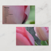 ピンクのインスピレーション 名刺 (正面/裏面)