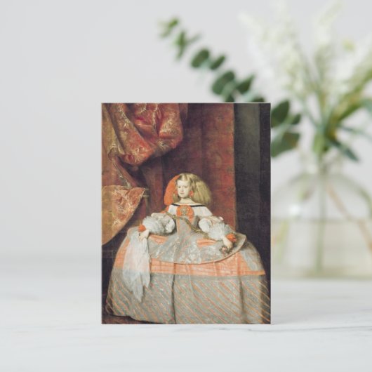 ピンクのインファンタマリアマルゲリータ ポストカード (スタンド正面)