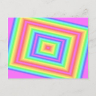 ピンクのインフィニティ ポストカード