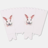 ピンクのイースターバニーのお気に入りボックス – ポップコーン&トリート フェイバーボックス (見開き)