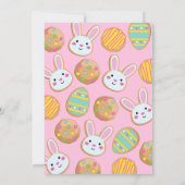 ピンクのイースターベイビーシャワー招待状 招待状 (裏面)