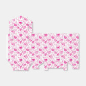 ピンクのイースター卵パターンハッピーイースターボックス フェイバーボックス (折り畳みなし)