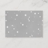 ピンクのウィッシングウェル挿入カー結婚ド/シャワー エンクロージャーカード (裏面)