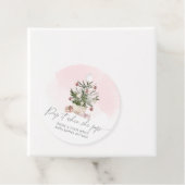 ピンクのウィンターポップ イット ウェン シー ポップス ベイビー シャワー フェイバータグ (インサイチュ)