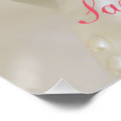 ピンクのウェディングローズ ポスター (コーナー)