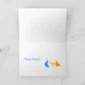 ピンクのウサギ カード (内部)